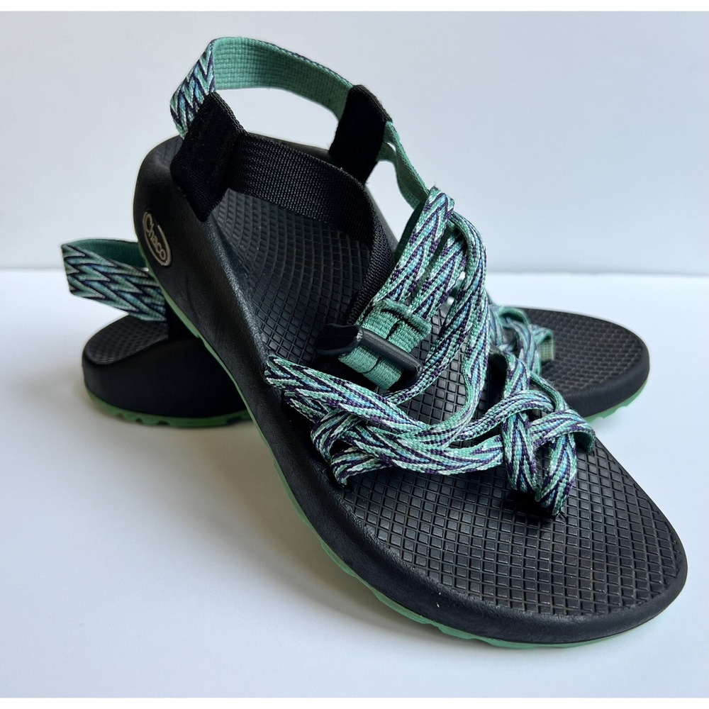 Chaco Sandals Women's ZX2 Classic Sandal Dagger Vert US Size 7 EU 38 Blue Green